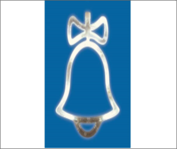 Belt�ri elemes harang ablakd�sz,meleg feh�r, 8 LED